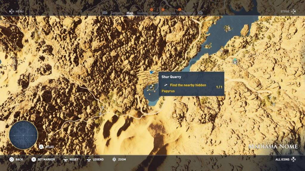 Assassin S Creed Origins The Hidden Ones Lost Cause Papyrus Puzzle