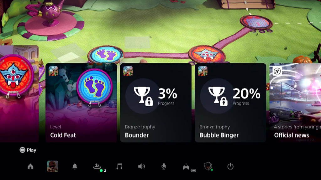 PS5 UI - PS5 Trophy Tracking