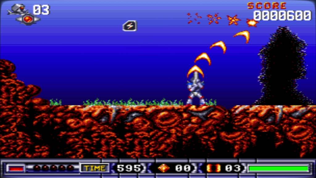 Turrican Flashback review - weaponry