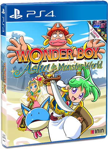 Wonder Boy - Asha in Monster World PS4 3D boxart
