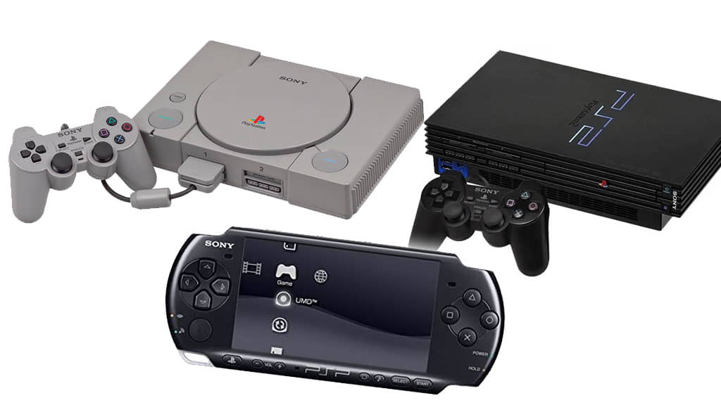 PS1, PS2 and PSP Consoles from PlayStation